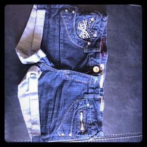 Yes Yes short jean shorts size UK 14